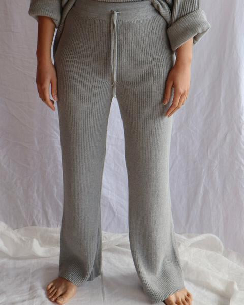 Women's Knit Flares - Grey Marle