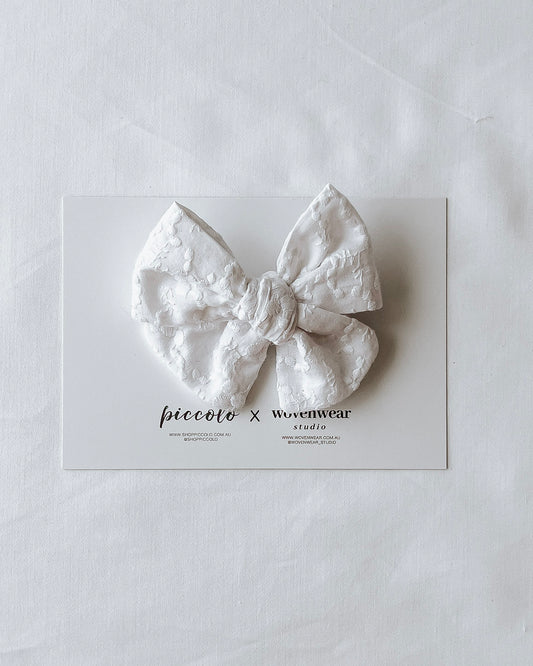 Wovenwear Studio x Piccolo - Embroidery Large Pinwheel Bows