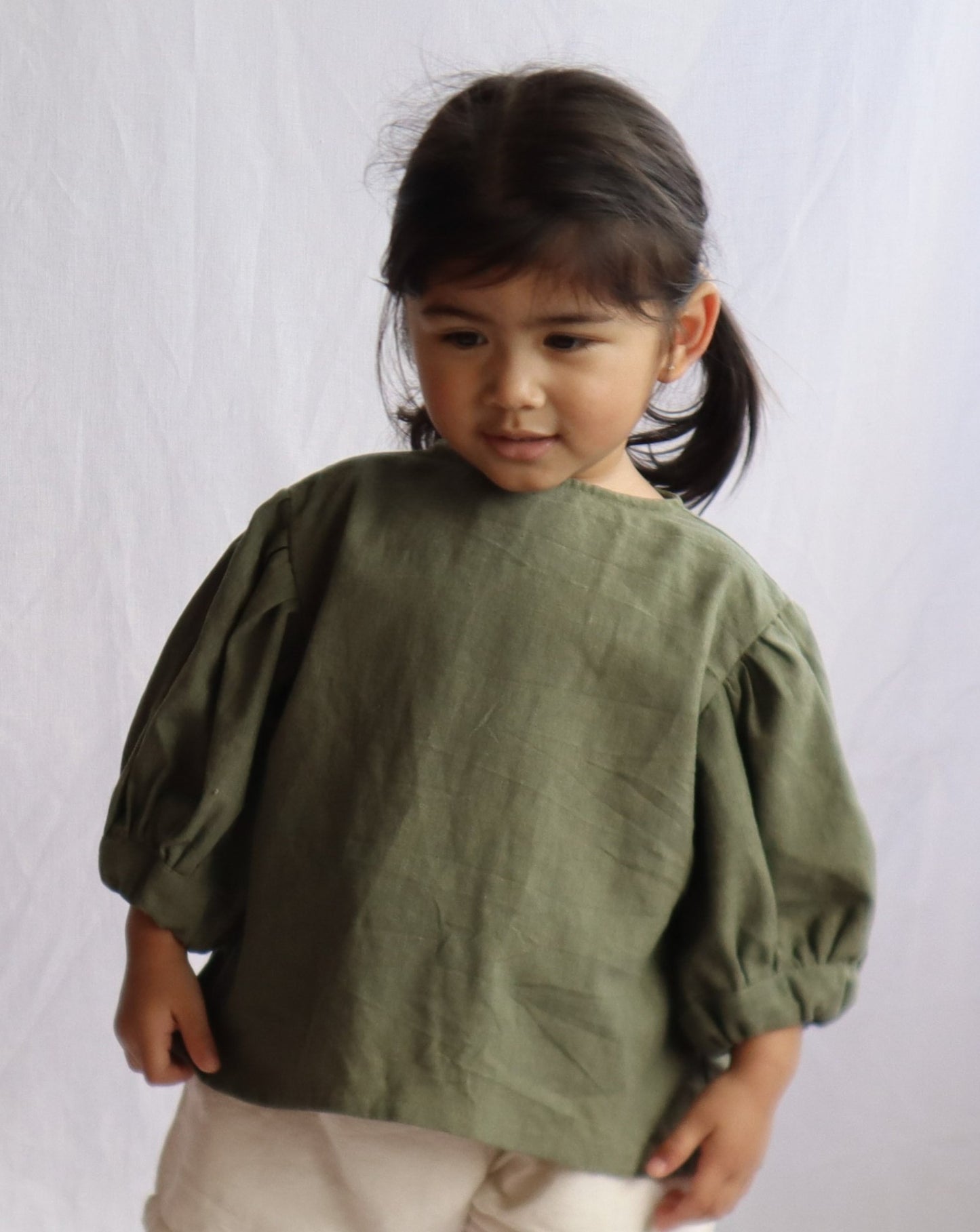 Bubble Top - Olive