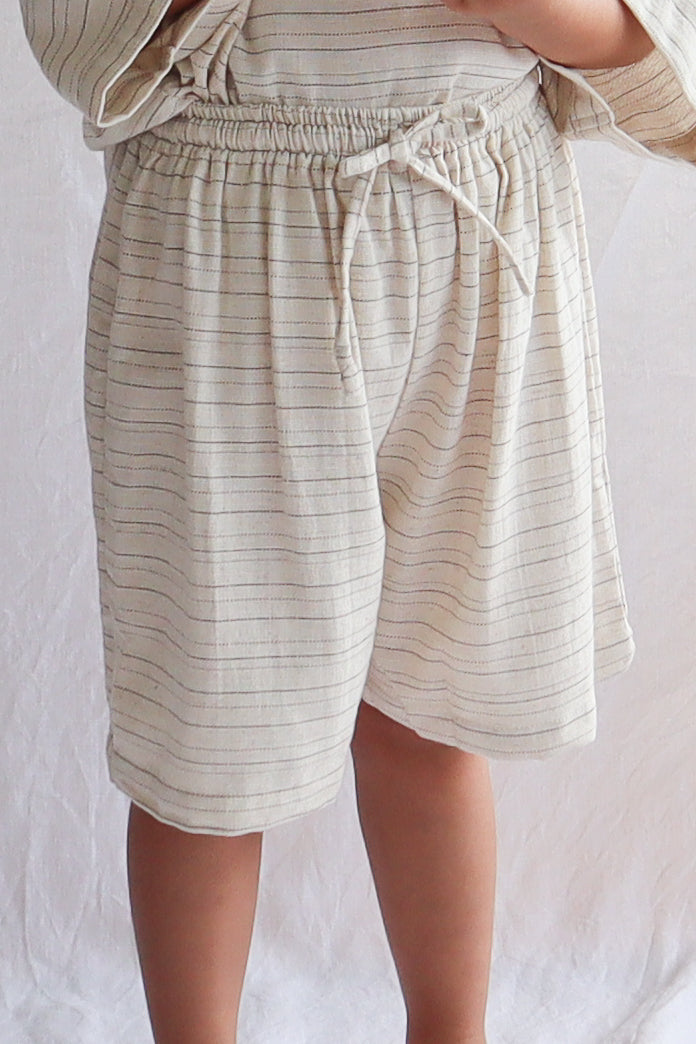 Stripe Bermuda Shorts