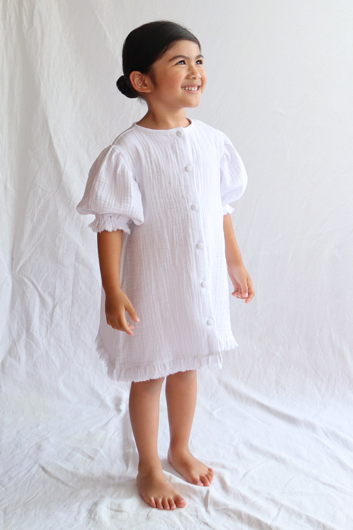 Bubble Dress - Crushed Cotton